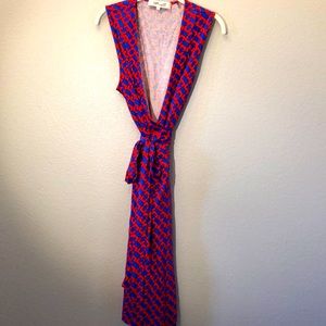 DVF wrap dress, size 12 EUC